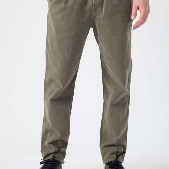 FRAME Drawstring Pant in Army - Picture 3 of 3